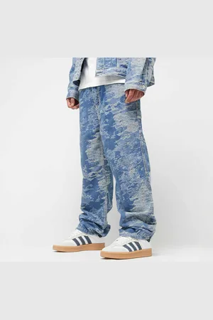 Karl Kani OG K Distress Camo Five Pocket Denim uomo Jeans taglia 32 Abbigliamento