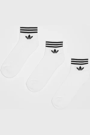 adidas Calze Ankle adicolor Trefoil (3 Pack) unisex Calzini taglia 35-38 Abbigliamento