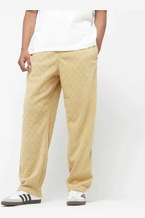 Urban classics Jacquard Velvet Wide Sweatpants uomo Pantaloni sportivi taglia L Abbigliamento