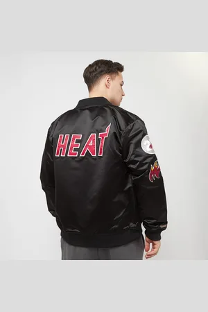 Mitchell & Ness NBA Lightweight Satin Bomber Miami Heat uomo taglia S Abbigliamento