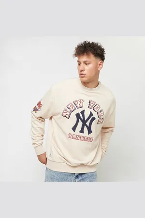 New Era World Series Oversized Crew York Yankees uomo Felpe con cappuccio e felpe taglia S Abbigliamento