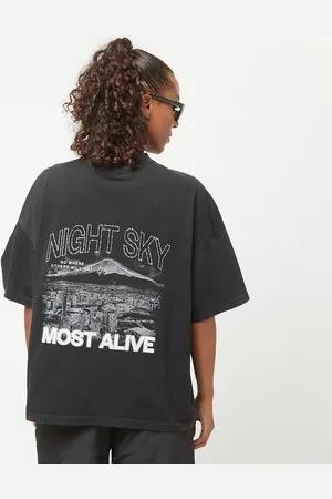 Pegador Sora Heavy Oversized Tee donna T-shirts e polo taglia M Abbigliamento
