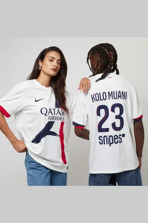 Nike Kolo Muani / No. 23 PSG Away Stadium 2024/25 uomo Maglie taglia S Abbigliamento