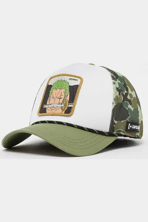 Capslab Casquette Trucker One Piece Zoro Camo, di , Cappellini, in