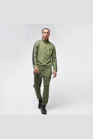 Under Armour UA Rival Knit Track Suit marine od green uomo Tute taglia S Abbigliamento