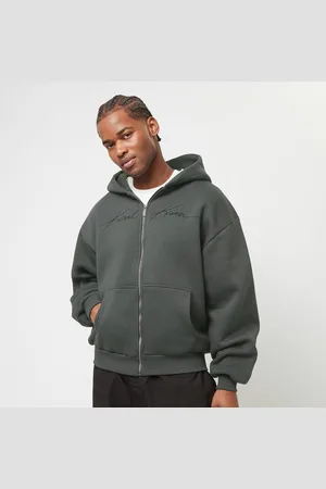 Karl Kani Autograph Heavy Sweat OS Ziphoodie uomo Felpe con cappuccio e felpe taglia S Abbigliamento