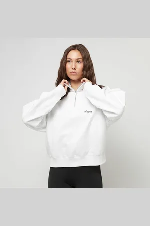 Pegador Luz Oversized Halfzip Sweater donna Felpe con cappuccio e felpe taglia L Abbigliamento