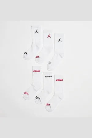 Jordan 6 PACK - Legend Crew unisex Calzini taglia 4Y-5Y Abbigliamento