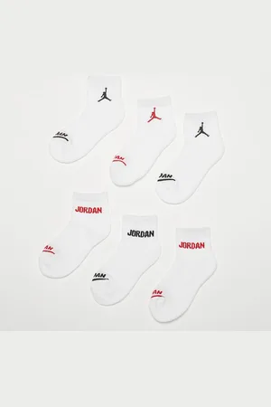 Jordan 6 PACK - Legend Ankle unisex Calzini taglia 4Y-5Y Abbigliamento
