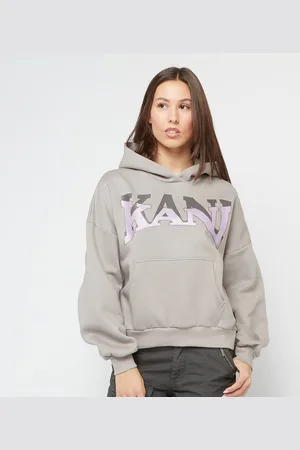 Karl Kani Woven Signature Glitter Oversized Hoodie donna Felpe con cappuccio e felpe taglia XS Abbigliamento
