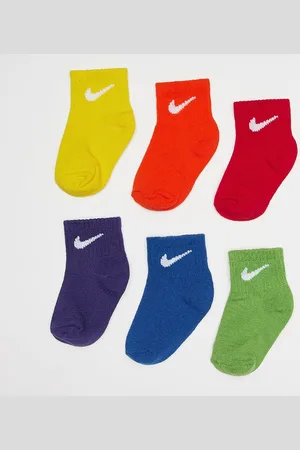 Nike 6 PACK - Swoosh Infant Ankle Sock, di _1, Calzini, in