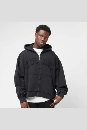 Karl Kani College Heavy Crop Zip Hoodie uomo Felpe con cappuccio e felpe taglia XS Abbigliamento