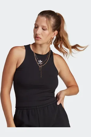 adidas Essentials Rib Tank donna Top taglia XS Abbigliamento