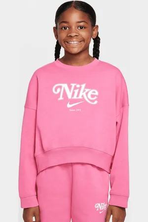 Nike Sportswear Club Fleece Crop Crew unisex Felpe con cappuccio e felpe taglia 158 Abbigliamento