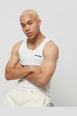 Pegador Logo Rib Undershirt uomo Canotte taglia XS Abbigliamento