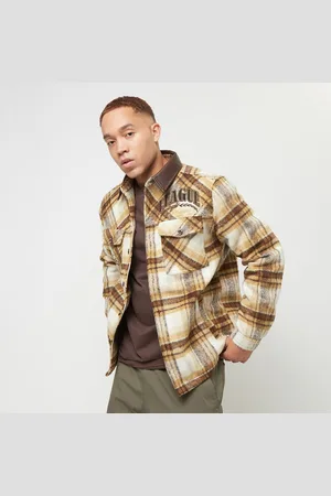 smoke rise Quilted Lining Shacket uomo Giacche mezza stagione taglia XL Abbigliamento