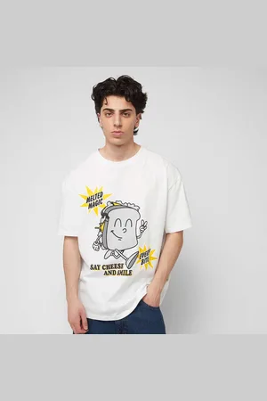 Mister Tee Cheese And Smile Oversize uomo T-shirts e polo taglia XS Abbigliamento