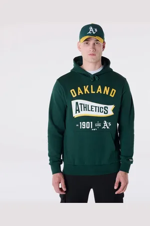 New Era MLB Pennant Graphic Hoodie Oakland Athletics uomo Felpe con cappuccio e felpe taglia S Abbigliamento