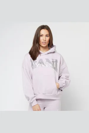 Karl Kani Woven Signature Glitter Oversized Hoodie donna Felpe con cappuccio e felpe taglia XS Abbigliamento