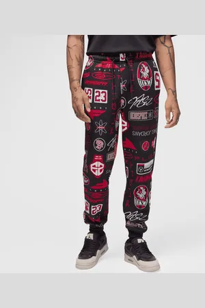 Jordan Essentials All Over Print Fleece Pants uomo Pantaloni sportivi taglia S Abbigliamento