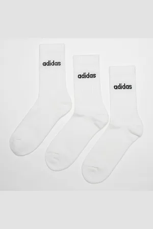 adidas Calze Crew Cushion Linear (3 Pack) unisex Calzini taglia 37-39 Abbigliamento