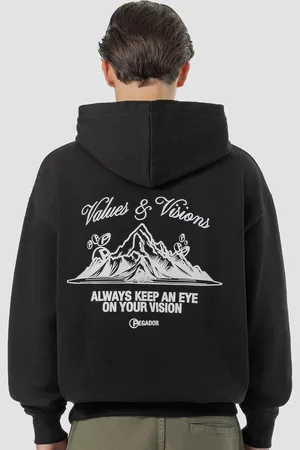Pegador Hyde Oversized Hoodie uomo Felpe con cappuccio e felpe taglia S Abbigliamento