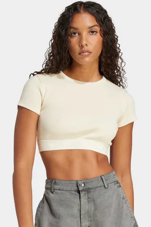 adidas Top a coste donna T-shirts e polo taglia XS Abbigliamento