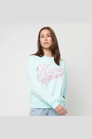 Karl Kani Woven Signature Star Logo Crew donna Felpe con cappuccio e felpe taglia XS Abbigliamento