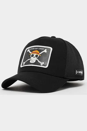 Capslab Casquette Trucker One Piece Black Flag, di , Cappellini, in