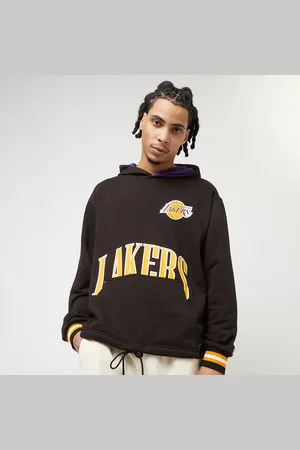 New Era NBA Arch Graphic Oversized Hoody Los Angeles Lakers uomo Felpe con cappuccio e felpe taglia L Abbigliamento