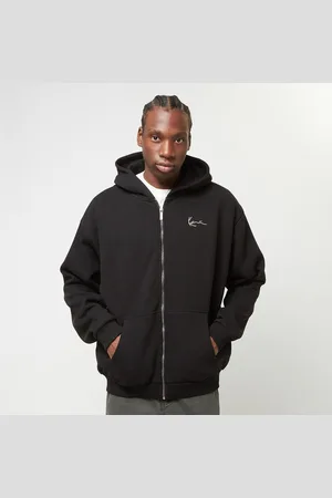 Karl Kani Chest Signature Essential Oversized Zip Hoodie uomo Felpe con cappuccio e felpe taglia XS Abbigliamento