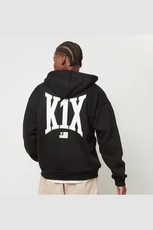 K1X Flag Zip Hoodie uomo Felpe con cappuccio e felpe taglia S Abbigliamento