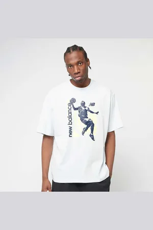 New Balance Hoops Graphic Vintage T-Shirt uomo T-shirts e polo taglia S Abbigliamento