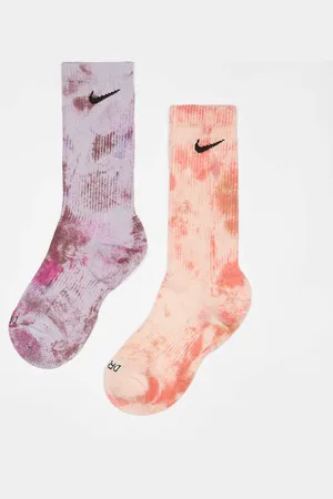Nike 2 PACK - Everyday Plus Tie Dye unisex Calzini taglia 38-42 Abbigliamento