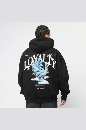 Dropsize Heavy Oversize Horizon Hoodie, di , Felpe con cappuccio e felpe, in