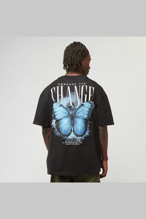 Mister Tee Embrace Change Oversize uomo T-shirts e polo taglia XS Abbigliamento
