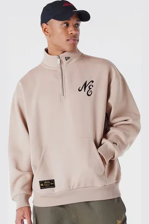 New Era Lifestyle Quarter Zip Sweater uomo Felpe con cappuccio e felpe taglia S Abbigliamento