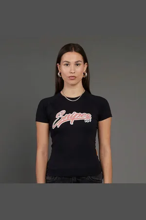 SNIPES Varsity Raglan Tight Tee donna T-shirts e polo taglia XS Abbigliamento