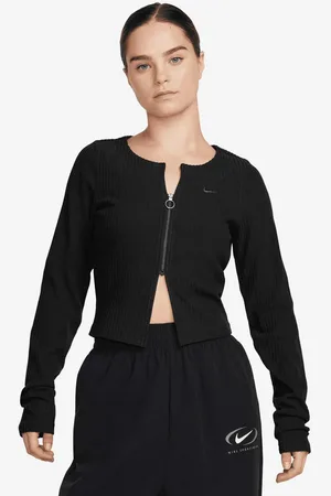 Nike Sportswear Chill Knit Rib Full-Zip Cardigan donna Felpe con cappuccio e felpe taglia XS Abbigliamento