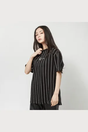 Karl Kani Small Signature Essential Pinstripe OS Tee donna T-shirts e polo taglia XS Abbigliamento