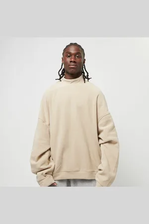 Urban classics Oversized Polar Fleece Crew uomo Felpe con cappuccio e felpe taglia S Abbigliamento