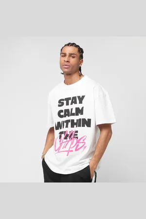 Mister Tee Stay Calm In Chaos Oversize uomo T-shirts e polo taglia XS Abbigliamento