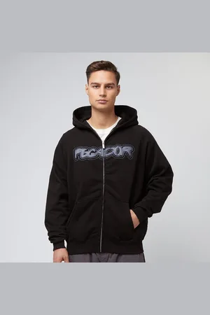 Pegador Anclar Oversized Raglan Sweat Jacket uomo Felpe con cappuccio e felpe taglia S Abbigliamento