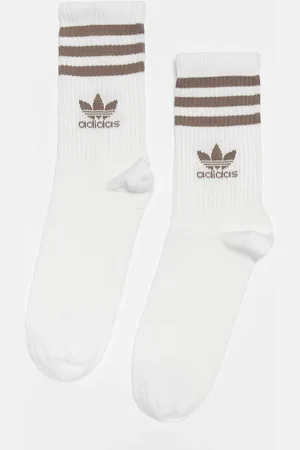 adidas Adicolor Crew Calze (3 Pack) unisex Calzini taglia 43-45 Abbigliamento