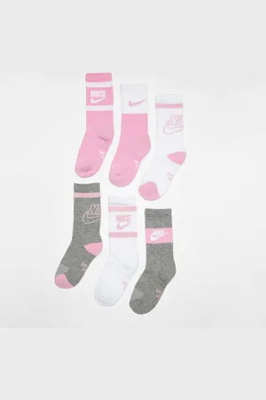 Nike 6 PACK - Sportswear Retro Crew Socks unisex Calzini taglia 4Y-5Y Abbigliamento