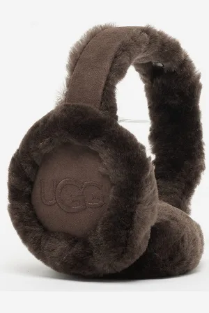UGG W SHEEPSKIN EMBROIDERY EARMUFF burnt cedar donna Berretti taglia ONE SIZE Accessori
