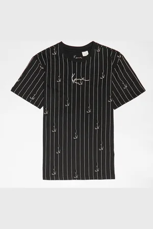 Karl Kani Signature Pinstripe Oversized Tee Junior unisex T-shirts e polo taglia 110/116 Abbigliamento