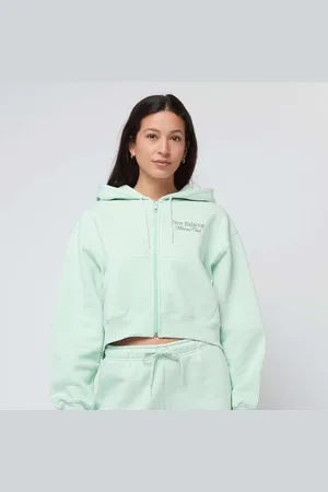 New Balance Waist Length Full Zip Hoodie donna Felpe con cappuccio e felpe taglia XS Abbigliamento