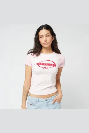Karl Kani Woven Signature Heart Tiny Tee donna T-shirts e polo taglia XS Abbigliamento