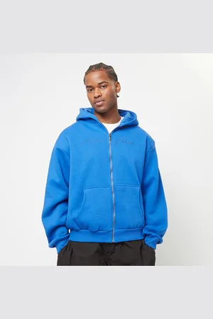 Karl Kani Autograph Heavy Sweat OS Ziphoodie Blue uomo Felpe con cappuccio e felpe taglia S Abbigliamento